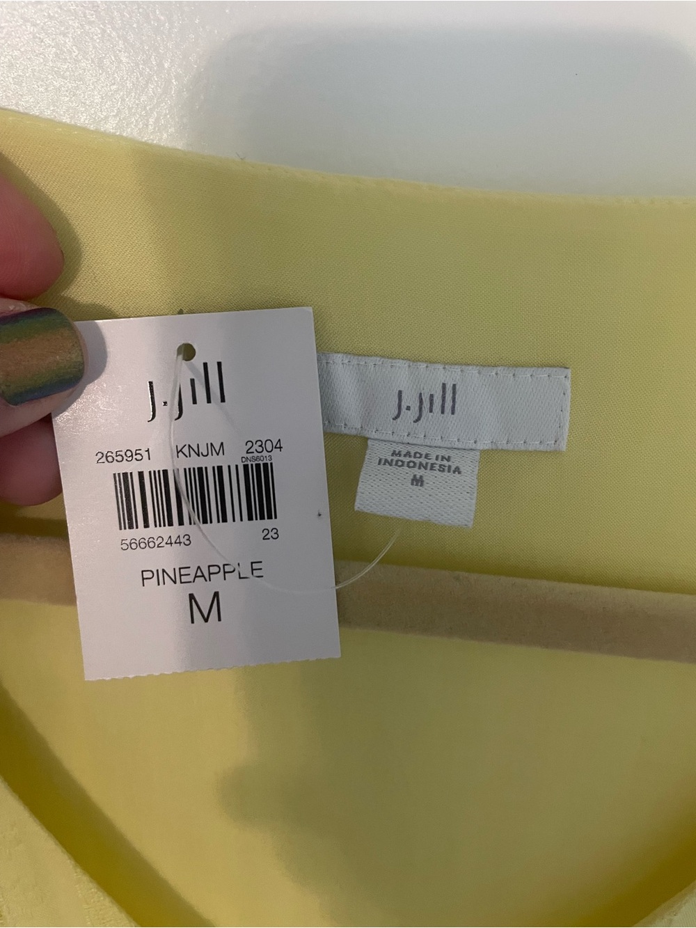 NWT J. Jill Pineapple Yellow V-Neck Tiered Midi Dress Sz M - Picture 7 of 9